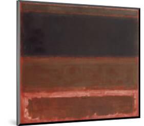 Four Darks in Red, 1958-Mark Rothko-Mounted Art Print