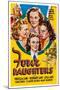Four Daughters, Gale Page, Rosemary Lane, Priscilla Lane, Lola Lane, 1938-null-Mounted Premium Giclee Print