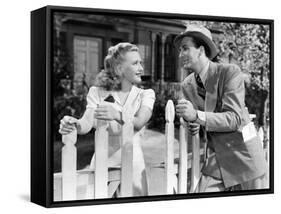 Four Daughters, Priscilla Lane, Jeffrey Lynn, 1938-null-Framed Stretched Canvas