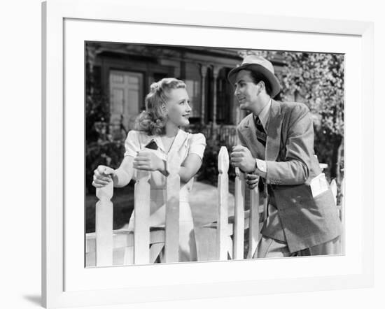 Four Daughters, Priscilla Lane, Jeffrey Lynn, 1938-null-Framed Photo