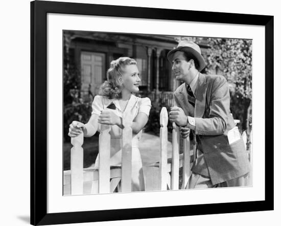 Four Daughters, Priscilla Lane, Jeffrey Lynn, 1938-null-Framed Photo