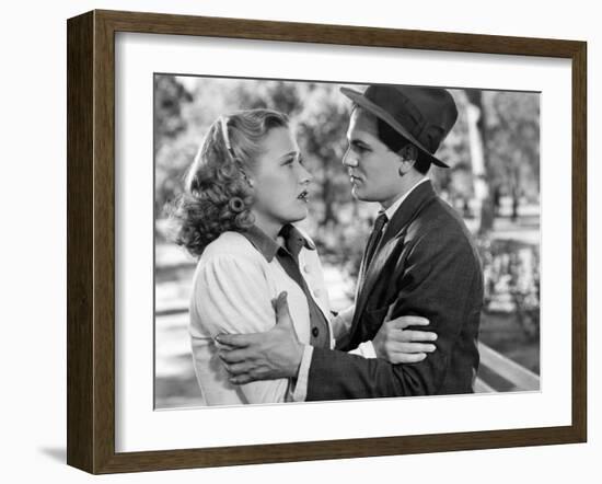 Four Daughters, Priscilla Lane, John Garfield, 1938-null-Framed Photo