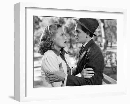 Four Daughters, Priscilla Lane, John Garfield, 1938-null-Framed Photo