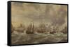 Four Days Naval Battle-Willem van de Velde-Framed Stretched Canvas