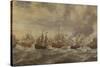 Four Days Naval Battle-Willem van de Velde-Stretched Canvas