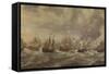 Four Days Naval Battle-Willem van de Velde-Framed Stretched Canvas