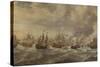 Four Days Naval Battle-Willem van de Velde-Stretched Canvas