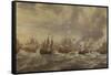 Four Days Naval Battle-Willem van de Velde-Framed Stretched Canvas