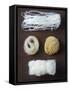 Four Different Types of Asian Noodles-Jean Cazals-Framed Stretched Canvas