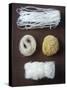 Four Different Types of Asian Noodles-Jean Cazals-Stretched Canvas