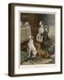 Four Dogs Lust after Their Owners' Food-Fanny Moody-Framed Photographic Print