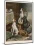 Four Dogs Lust after Their Owners' Food-Fanny Moody-Mounted Photographic Print