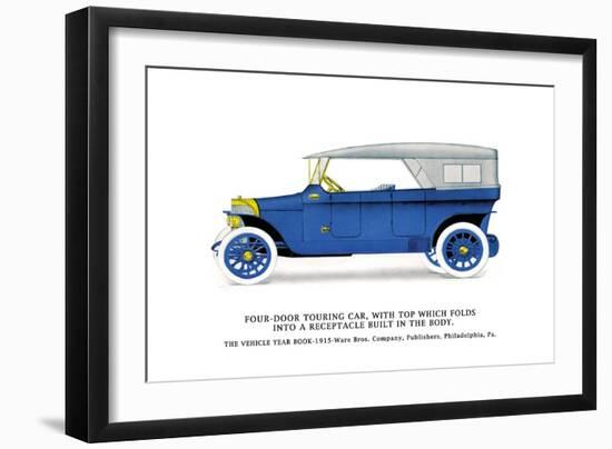 Four-Door Touring Car-null-Framed Art Print