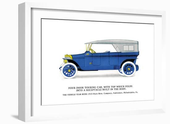 Four-Door Touring Car-null-Framed Art Print