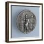 Four Drachma Piece, Reverse Depicting the Greek God Poseidon, 2nd Century BC-null-Framed Giclee Print