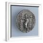 Four Drachma Piece, Reverse Depicting the Greek God Poseidon, 2nd Century BC-null-Framed Giclee Print