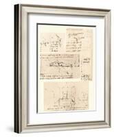 Four drawings illustrating the practice of painting, c1472-c1519 (1883)-Leonardo Da Vinci-Framed Giclee Print