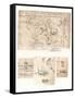 Four drawings of allegorical representations, c1472-c1519 (1883)-Leonardo Da Vinci-Framed Stretched Canvas