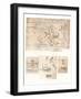 Four drawings of allegorical representations, c1472-c1519 (1883)-Leonardo Da Vinci-Framed Giclee Print