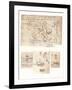 Four drawings of allegorical representations, c1472-c1519 (1883)-Leonardo Da Vinci-Framed Giclee Print