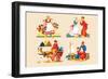 Four Dutch Scenes-null-Framed Art Print