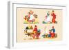 Four Dutch Scenes-null-Framed Art Print