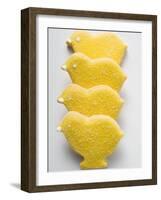 Four Easter Biscuits (Yellow Chicks)-null-Framed Photographic Print