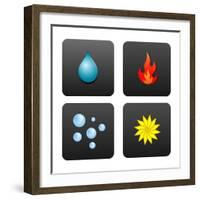 Four Elements-JeKh-Framed Art Print