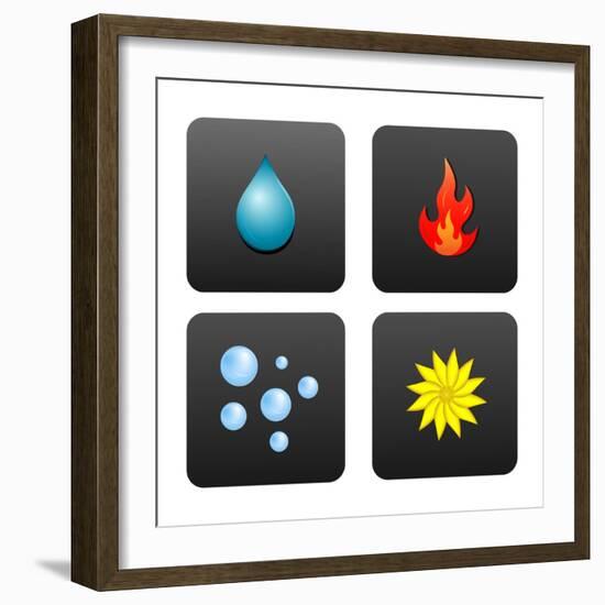 Four Elements-JeKh-Framed Art Print