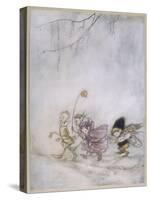 Four Elves-Arthur Rackham-Stretched Canvas