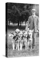 Four Eskimo Dogs at the Mineola Dog Show-null-Stretched Canvas