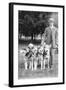 Four Eskimo Dogs at the Mineola Dog Show-null-Framed Art Print