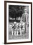 Four Eskimo Dogs at the Mineola Dog Show-null-Framed Art Print