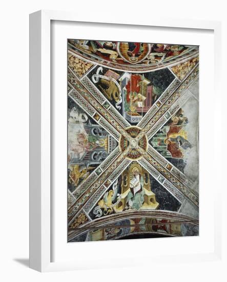 Four Evangelists, 1452, in Notre-Dame Des Fontaines Chapel, La Brigue, France-Giovanni Baleison-Framed Giclee Print