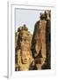 Four-Faced Towers in Prasat Bayon, Angkor Thom, Angkor, Siem Reap, Cambodia-Michael Nolan-Framed Photographic Print