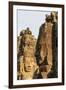 Four-Faced Towers in Prasat Bayon, Angkor Thom, Angkor, Siem Reap, Cambodia-Michael Nolan-Framed Photographic Print