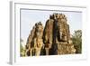 Four-Faced Towers in Prasat Bayon, Angkor Thom, Angkor, Siem Reap, Cambodia-Michael Nolan-Framed Photographic Print