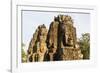 Four-Faced Towers in Prasat Bayon, Angkor Thom, Angkor, Siem Reap, Cambodia-Michael Nolan-Framed Photographic Print