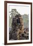 Four-Faced Towers in Prasat Bayon, Angkor Thom, Angkor, Siem Reap, Cambodia-Michael Nolan-Framed Photographic Print