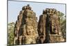 Four-Faced Towers in Prasat Bayon, Angkor Thom, Angkor, Siem Reap, Cambodia-Michael Nolan-Mounted Photographic Print