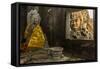 Four-Faced Towers in Prasat Bayon, Angkor Thom, Angkor, Siem Reap, Cambodia-Michael Nolan-Framed Stretched Canvas