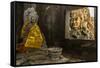 Four-Faced Towers in Prasat Bayon, Angkor Thom, Angkor, Siem Reap, Cambodia-Michael Nolan-Framed Stretched Canvas