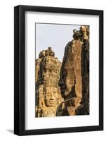 Four-Faced Towers in Prasat Bayon, Angkor Thom, Angkor, Siem Reap, Cambodia-Michael Nolan-Framed Photographic Print