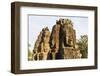 Four-Faced Towers in Prasat Bayon, Angkor Thom, Angkor, Siem Reap, Cambodia-Michael Nolan-Framed Photographic Print