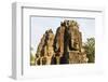 Four-Faced Towers in Prasat Bayon, Angkor Thom, Angkor, Siem Reap, Cambodia-Michael Nolan-Framed Photographic Print