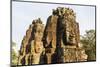 Four-Faced Towers in Prasat Bayon, Angkor Thom, Angkor, Siem Reap, Cambodia-Michael Nolan-Mounted Photographic Print