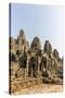 Four-Faced Towers in Prasat Bayon, Angkor Thom, Angkor, UNESCO World Heritage Site, Cambodia-Michael Nolan-Stretched Canvas