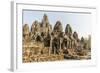 Four-Faced Towers in Prasat Bayon, Angkor Thom, Angkor, UNESCO World Heritage Site, Cambodia-Michael Nolan-Framed Photographic Print