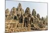 Four-Faced Towers in Prasat Bayon, Angkor Thom, Angkor, UNESCO World Heritage Site, Cambodia-Michael Nolan-Mounted Photographic Print