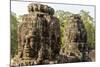 Four-Faced Towers in Prasat Bayon, Angkor Thom, Angkor, UNESCO World Heritage Site, Cambodia-Michael Nolan-Mounted Photographic Print